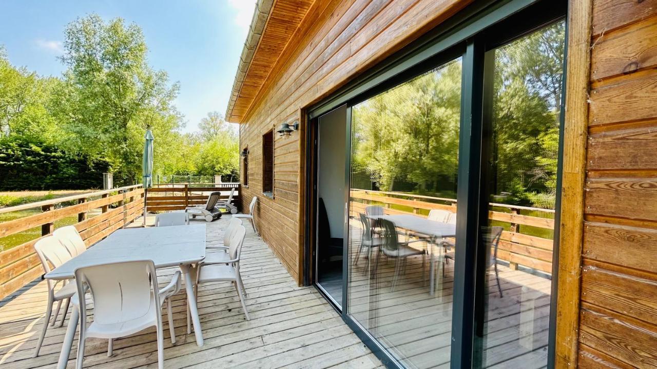 Chalet Avec Terrasse Sur Pilotis Vue Sur L'Etang Rue  Eksteriør bilde